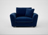 Snooze Loveseat Smart Velvet Dusk