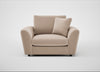 Snooze Loveseat Smart Velvet Pebble
