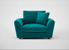 Snooze Loveseat Smart Velvet Petrol