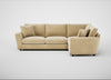 Snooze Right Hand Facing Corner Sofa Smart Luxe Velvet Biscuit