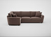 Snooze Left Hand Facing Corner Sofa Smart Velvet Mouse