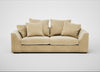Cumulus 4 Seater Sofa Smart Luxe Velvet Biscuit