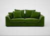 Cumulus 4 Seater Sofa Smart Luxe Velvet Grass