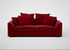 Cumulus 4 Seater Sofa Smart Luxe Velvet Mulberry