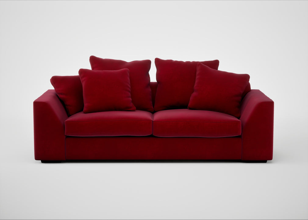 Cumulus 4 Seater Sofa Smart Luxe Velvet Mulberry