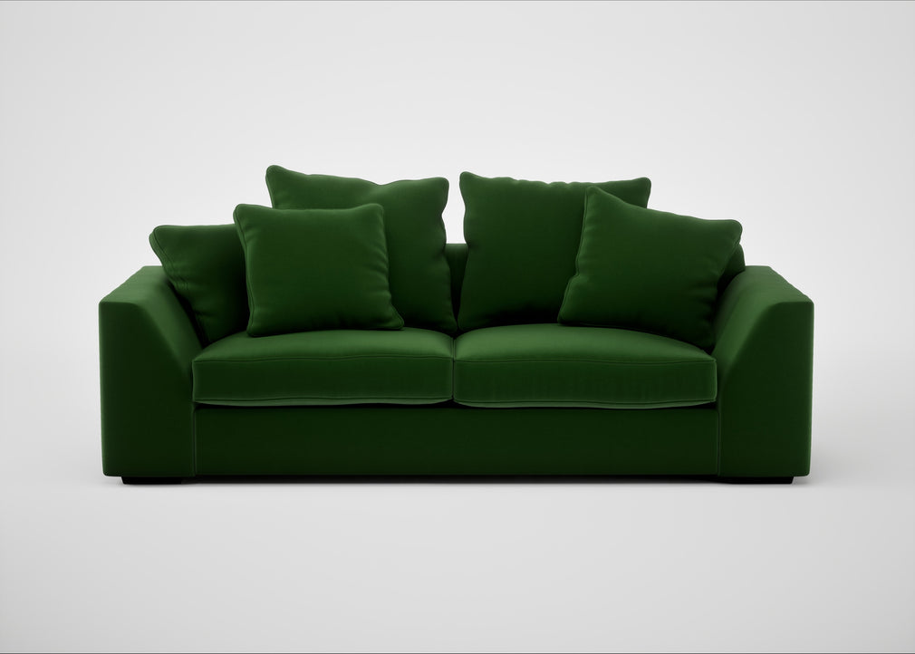 Cumulus 4 Seater Sofa Smart Velvet Forest
