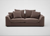 Cumulus 4 Seater Sofa Smart Velvet Mouse