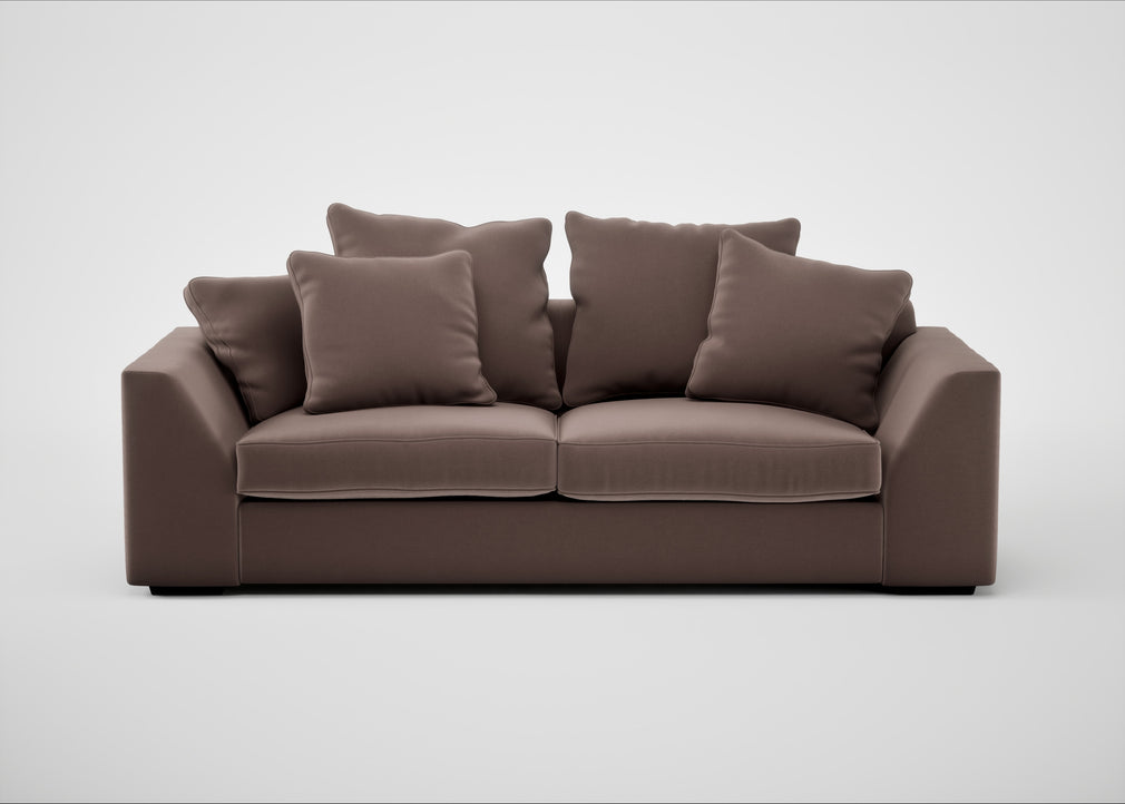 Cumulus 4 Seater Sofa Smart Velvet Mouse