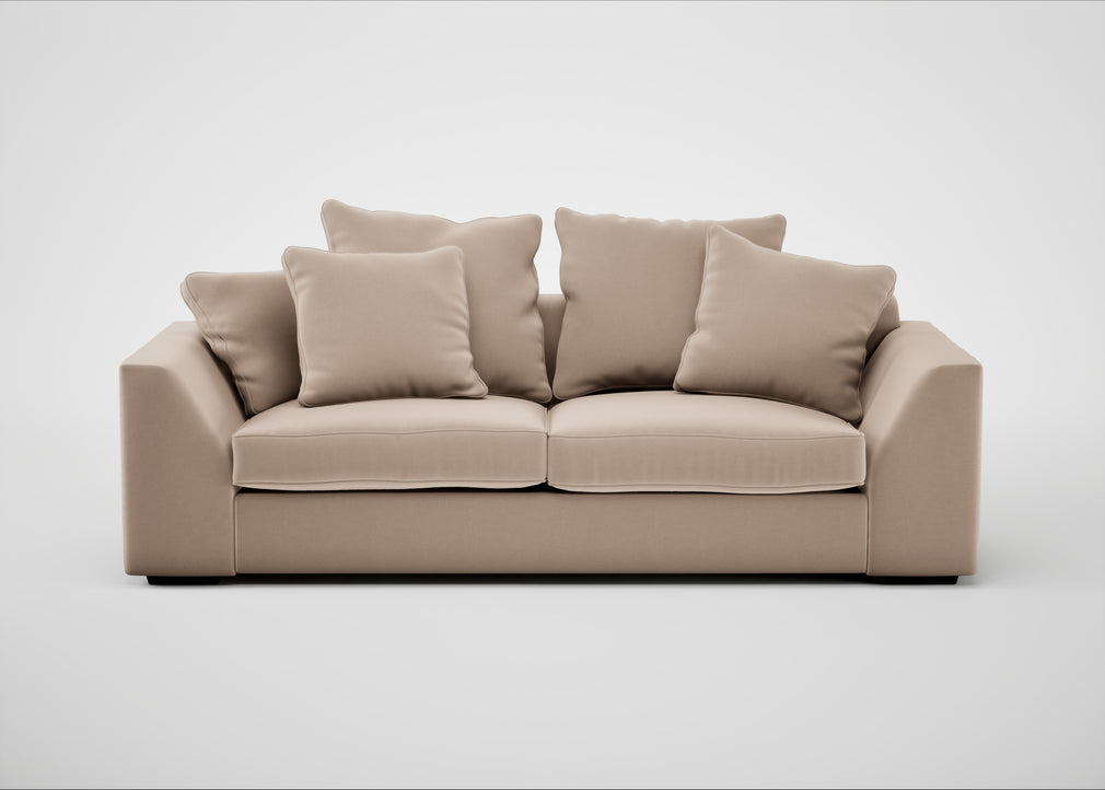 Cumulus 4 Seater Sofa Smart Velvet Pebble