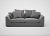 Cumulus 4 Seater Sofa Smart Velvet Mercury