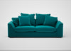 Cumulus 4 Seater Sofa Smart Velvet Petrol