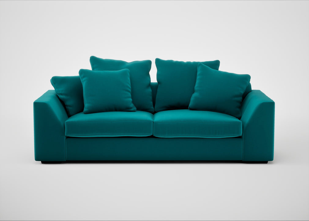 Cumulus 4 Seater Sofa Smart Velvet Petrol
