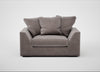 Cumulus Loveseat Smart Luxe Velvet Mushroom