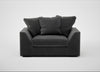 Cumulus Loveseat Smart Luxe Velvet Nickel