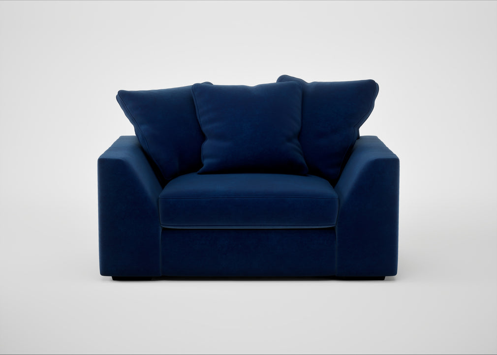 Cumulus Loveseat Smart Velvet Dusk