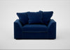 Cumulus Loveseat Smart Velvet Dusk