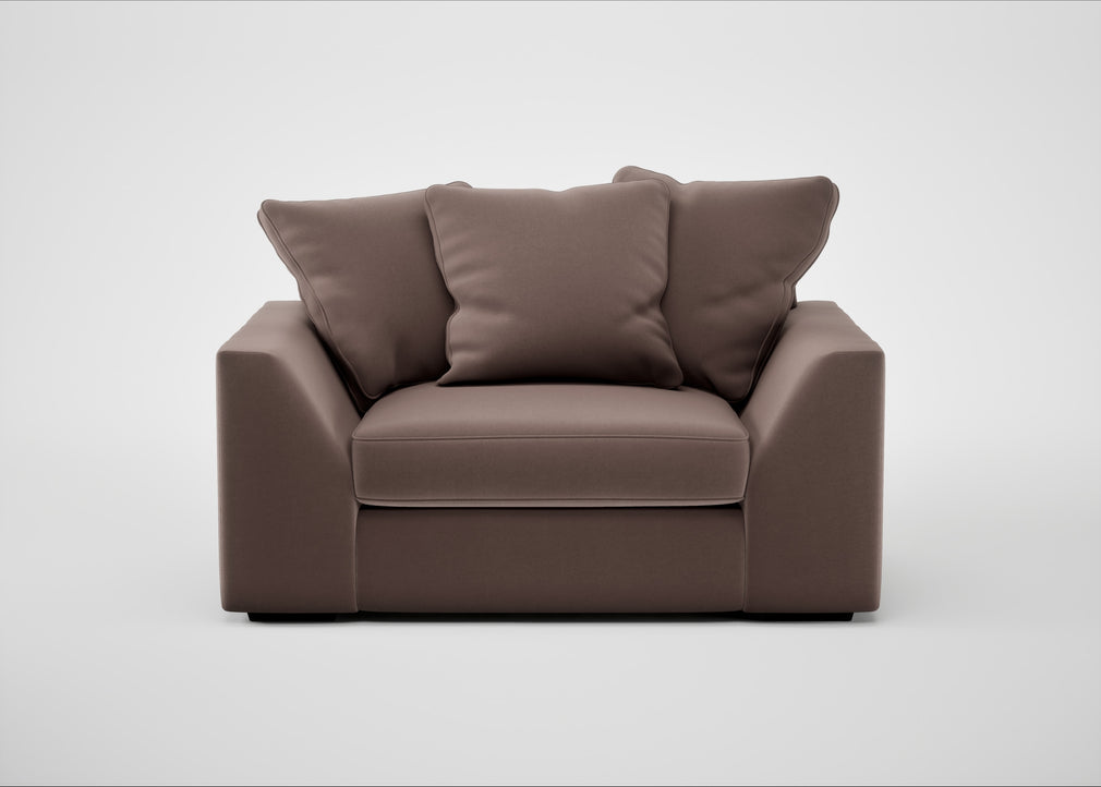 Cumulus Loveseat Smart Velvet Mouse