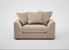 Cumulus Loveseat Smart Velvet Pebble