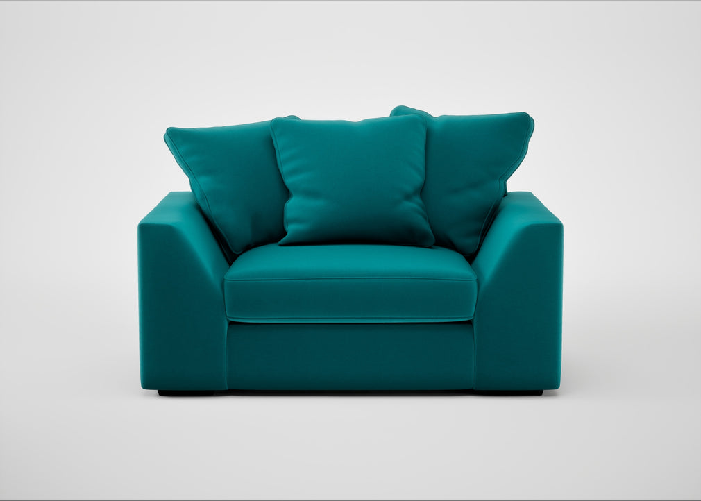 Cumulus Loveseat Smart Velvet Petrol
