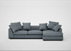 Cumulus Right Hand Facing Corner Sofa Capelo Linen-Cotton Mineral
