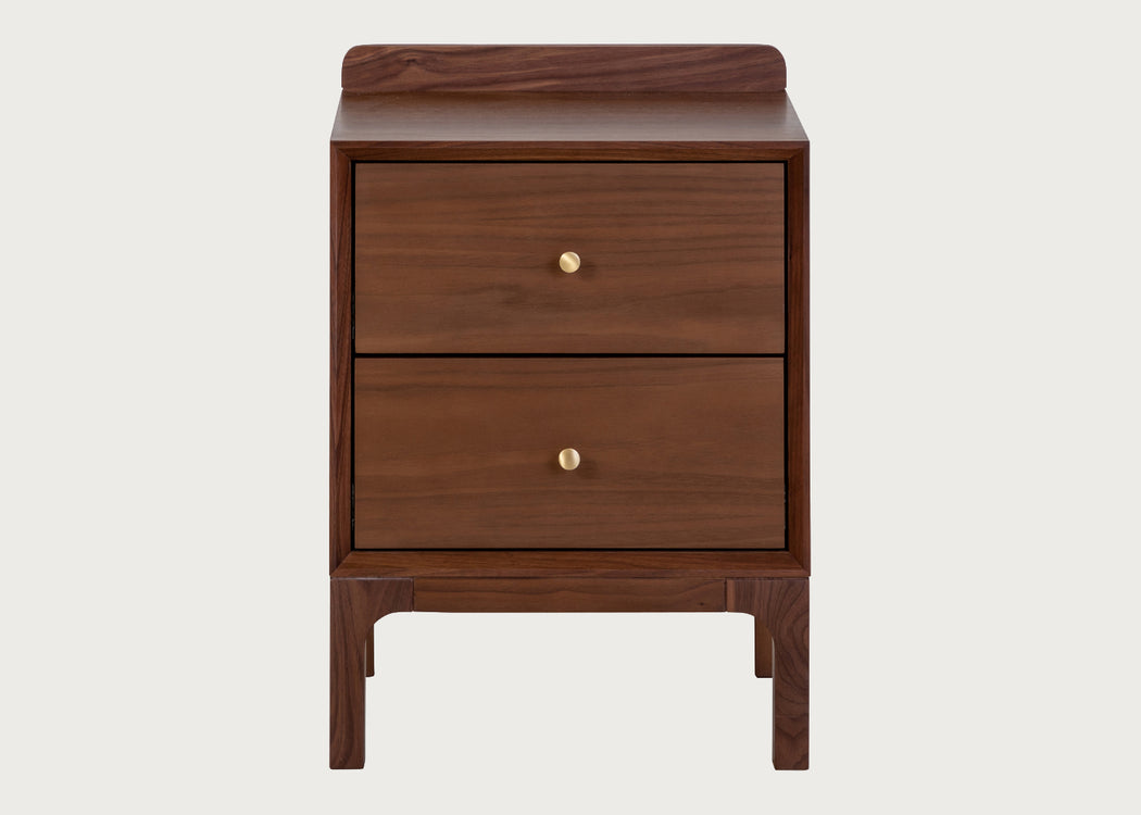 Artie Bedside Table Walnut