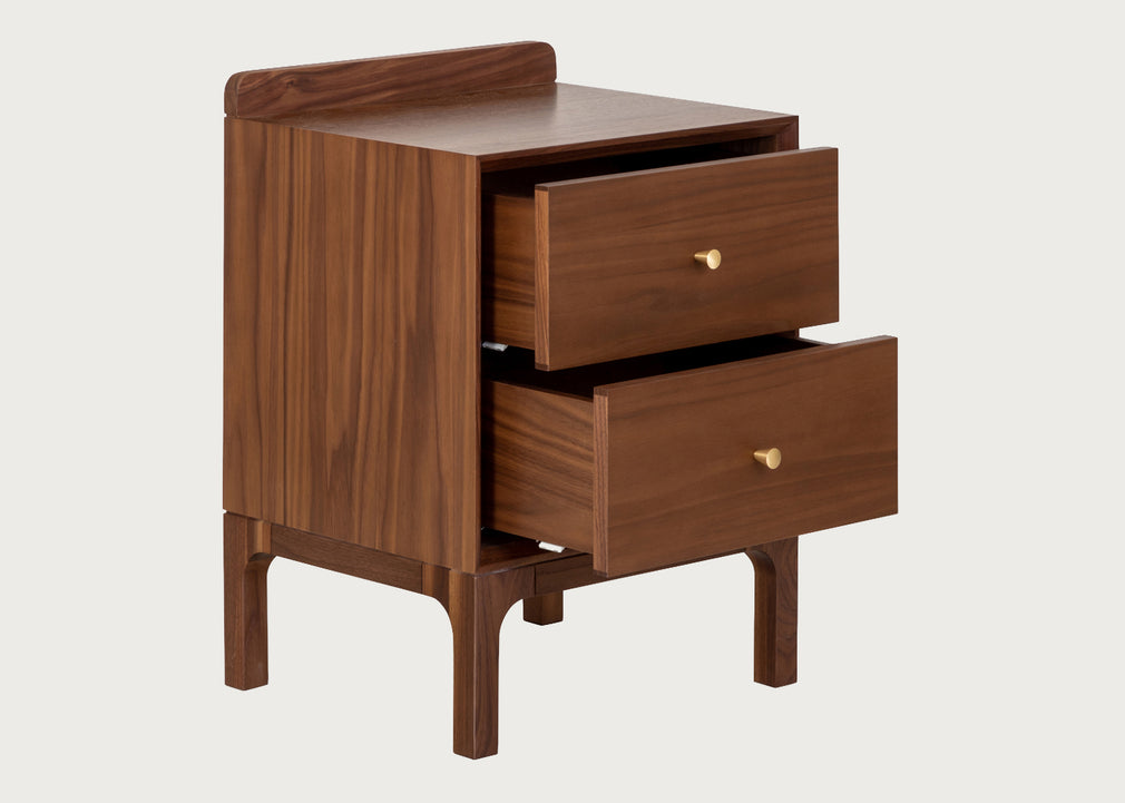 Artie Bedside Table Walnut
