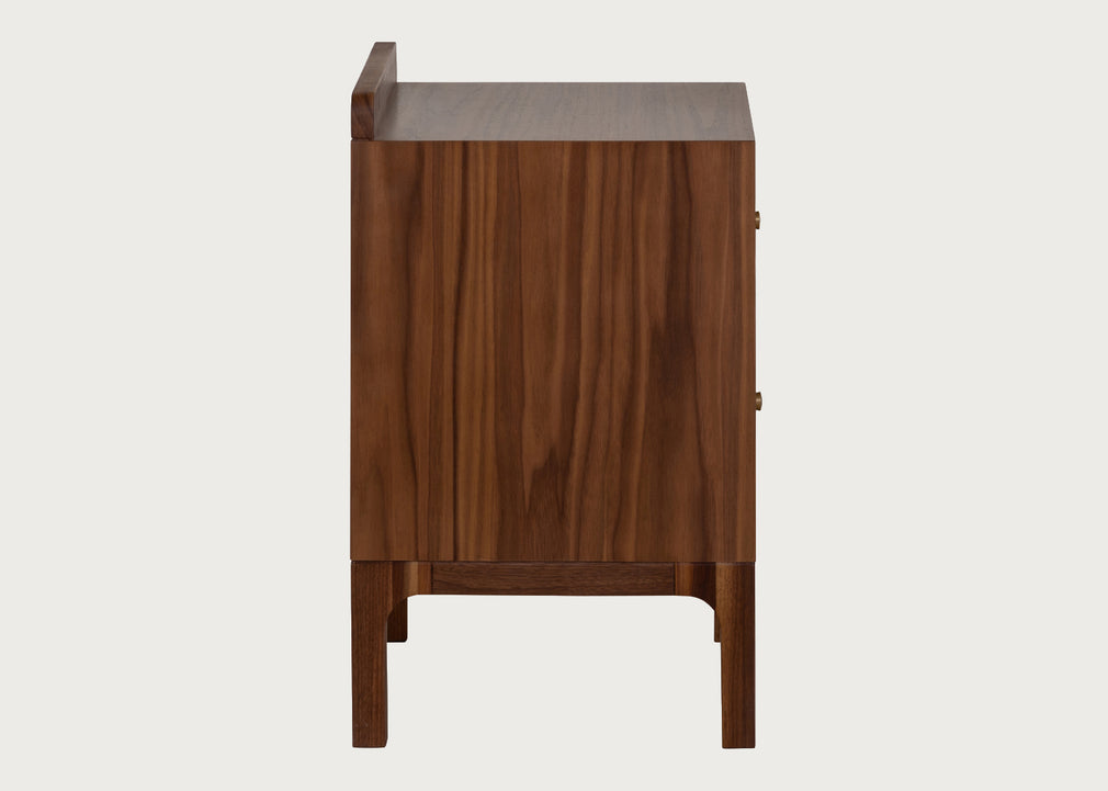 Artie Bedside Table Walnut