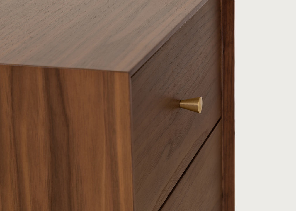 Artie Bedside Table Walnut