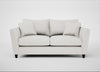 Torino 3 Seater Sofa Capelo Linen-Cotton Sea Salt / Black