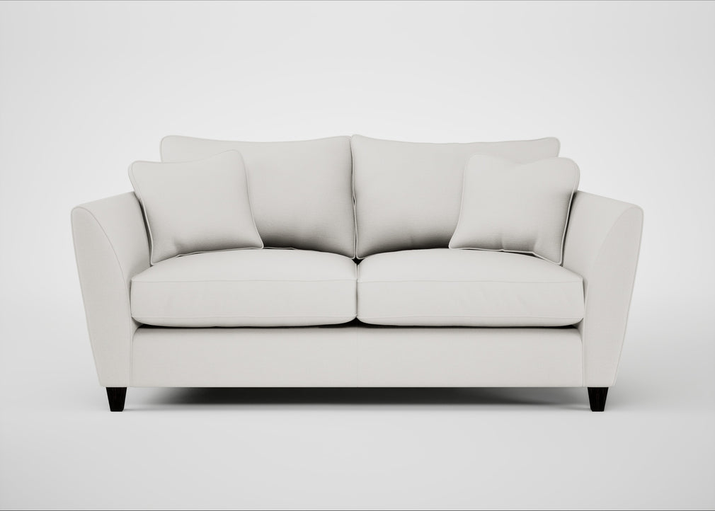 Torino 3 Seater Sofa Capelo Linen-Cotton Sea Salt / Black