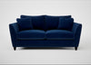 Torino 3 Seater Sofa Smart Velvet Dusk / Black