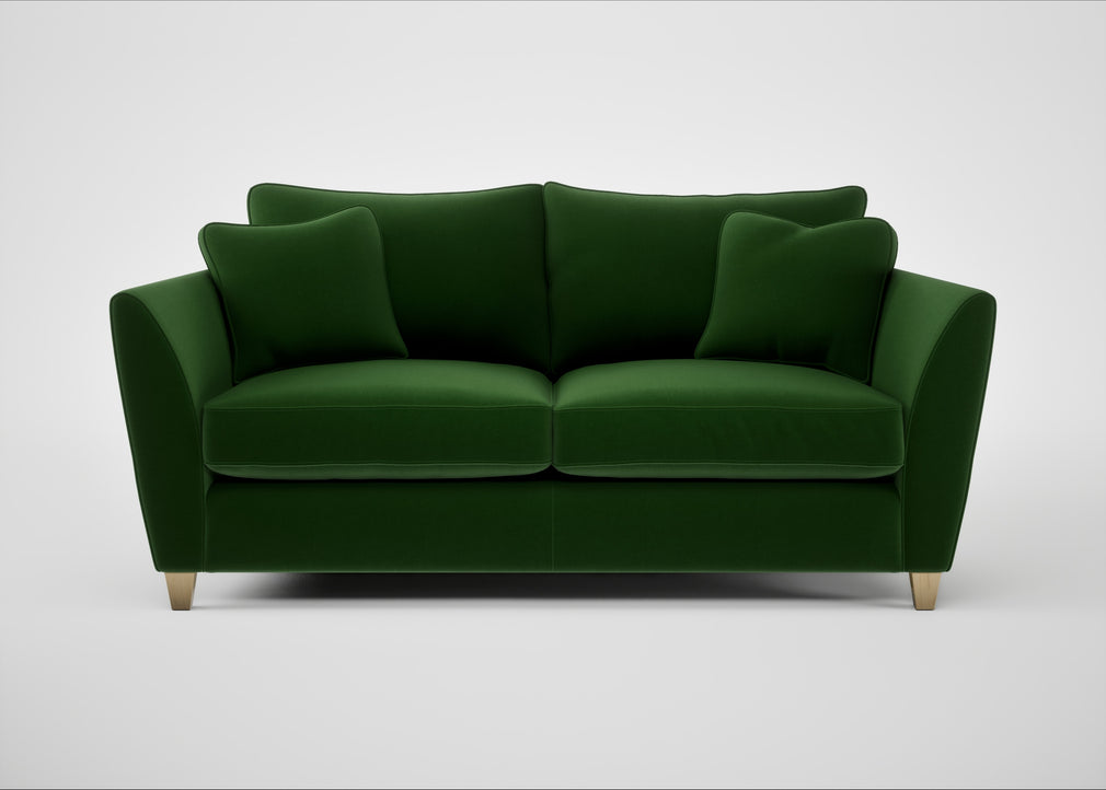 Torino 3 Seater Sofa Smart Velvet Forest / Natural