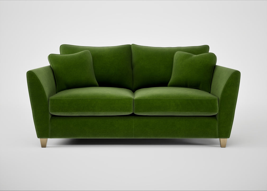 Torino 3 Seater Sofa Smart Luxe Velvet Grass / Natural