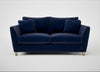 Torino 3 Seater Sofa Smart Luxe Velvet Midnight / Natural