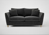Torino 3 Seater Sofa Smart Luxe Velvet Nickel / Natural