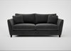 Torino 4 Seater Sofa Smart Luxe Velvet Nickel / Black