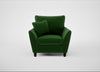 Torino Armchair Smart Velvet Forest / Black