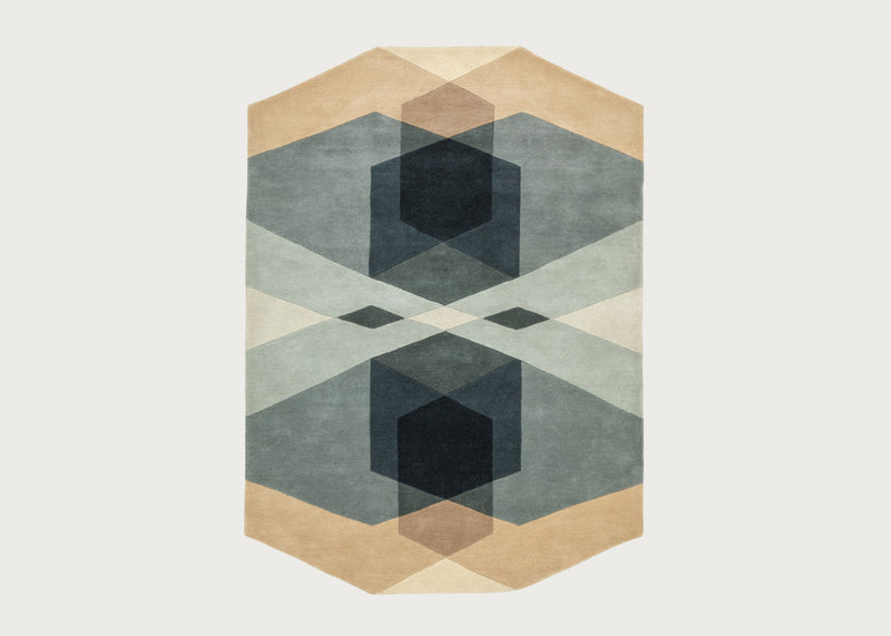 Reflect Rug Dark Blue