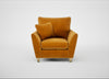 Torino Armchair Smart Luxe Velvet Cognac / Natural