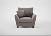Torino Armchair Smart Luxe Velvet Mushroom / Black