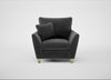 Torino Armchair Smart Luxe Velvet Nickel / Natural
