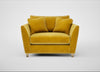 Torino Loveseat Smart Luxe Velvet Canary / Natural