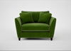 Torino Loveseat Smart Luxe Velvet Grass / Black