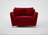 Torino Loveseat Smart Luxe Velvet Mulberry / Natural
