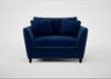 Torino Loveseat Smart Velvet Dusk / Black