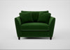 Torino Loveseat Smart Velvet Forest / Black