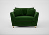 Torino Loveseat Smart Velvet Forest / Natural