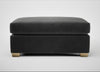 Torino Footstool Smart Luxe Velvet Nickel / Natural