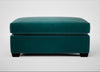 Torino Footstool Smart Luxe Velvet Ocean Green / Black