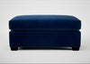 Torino Footstool Smart Velvet Dusk / Black